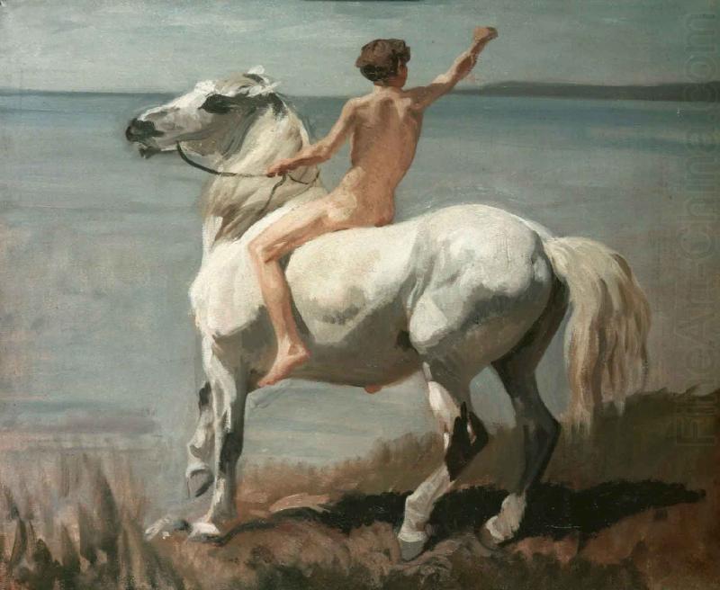 Chico con caballo, Rudolf Koller
